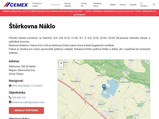 cemex.cz/-/sterkovna-naklo
