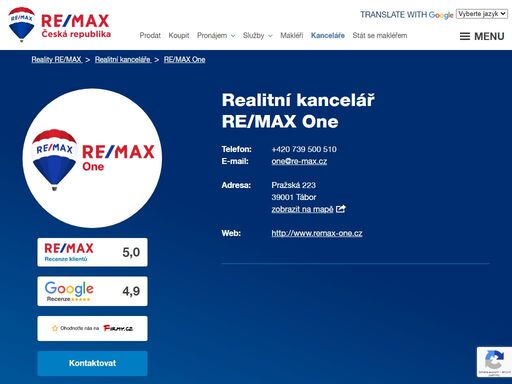 reality.remax-czech.cz/re-max-one