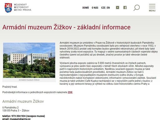vhu.cz/muzea/zakladni-informace-o-am-zizkov