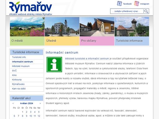 www.rymarov.cz/informacni-centrum