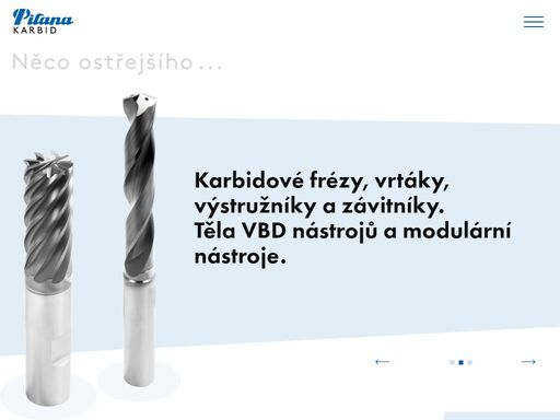 výroba, prodej a servis rotačních nástrojů pro cnc obrábění - rotační stopkové nástroje z monolitního tvrdokovu, frézy, vrtáky, speciální…