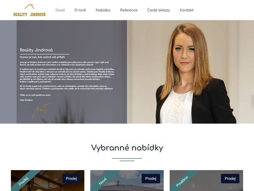 jmenuji se kristýna jindrová a jako realitní makléřka jsem připravena vám pomoci najít nový domov nebo prodat vaši nemovitost bez zbytečných starostí.