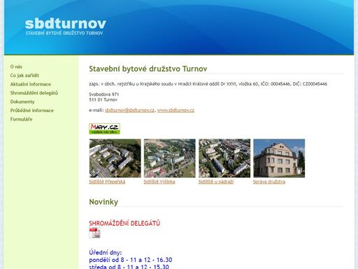 stavební bytové družstvo turnov