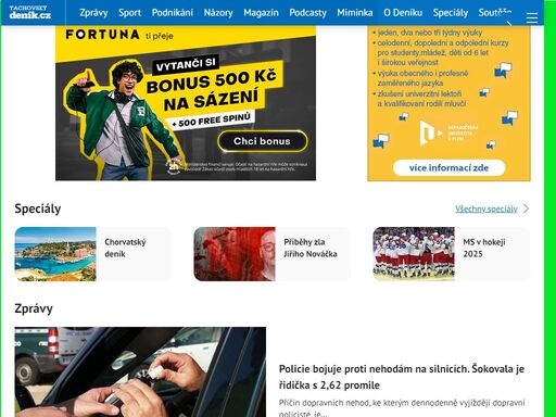 novinky a zprávy z tachova a okolí. nejdůležitější informace a události z jednotlivých obcí, dění v politice, kultuře, sportu i v běžném životě.
