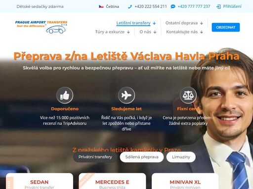 prague airport transfers je letištní taxislužba z letiště václava havla praha - ruzyně. k shuttle přepravě, taxi a limuzně nabzíme bezplatnou prohlídku prahou.