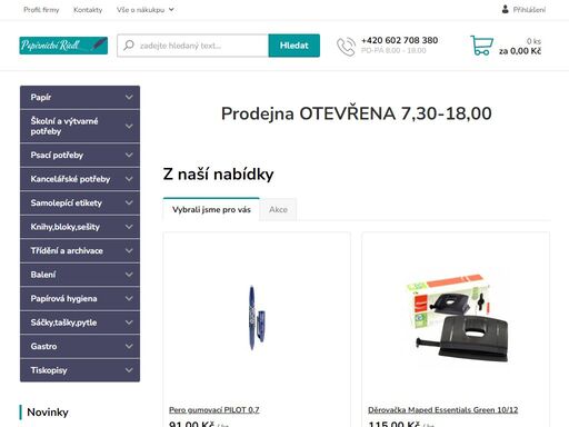 papírnictví riedl olomouc maloobchod a velkoobchod školních a kancelářských potřeb