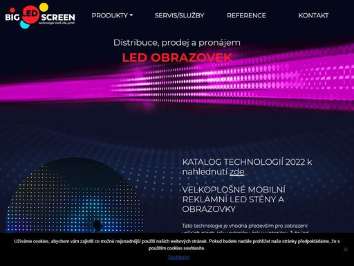 big led screen - distribuce, prodej a pronájem led obrazovek