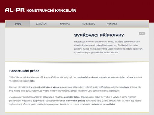 al-pr konstrukční kancelář. převedeme i vaše sny do okótovaných výkresů.