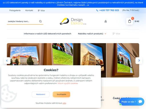 design elektro - led dekorativní panely