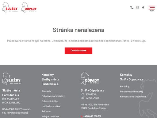 pohřební služby a krematorium kontakty nepřetržitá služba pro převoz zesnulých: 777 769 620 a 777 769 621 pobočka: pod břízkami 990, 530 02 pardubice pohřební služba 466 768 245 777 783 160 pohrebnisluzby@smp-pce.cz monika jelínková 466 768 240 jelinkova@smp-pce.cz vedoucí divize pobočka: jana zajíce 875, 530 12 pardubice pohřební služba... 