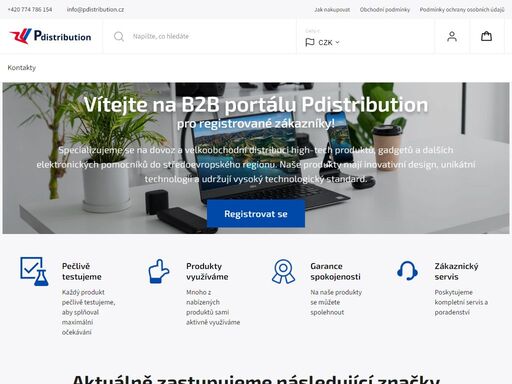 vítejte na b2b portálu pdistribution pro registrované zákazníky!. specializujeme se na dovoz a velkoobchodní distribuci high-tech produktů, gadgetů a dalších elektronických pomocníků do středoevropského regionu. naše produkty mají inovativní design, unikátní technologii a udržují vysoký technologický standard.
každý…