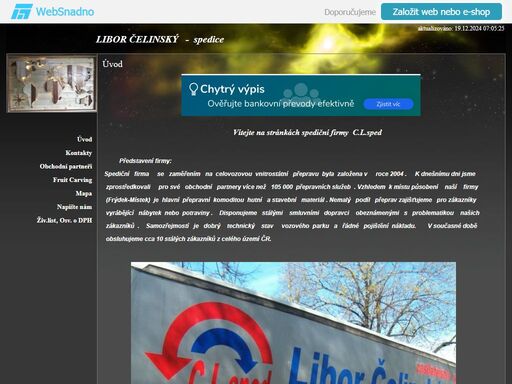 libor čelinský spediční služby