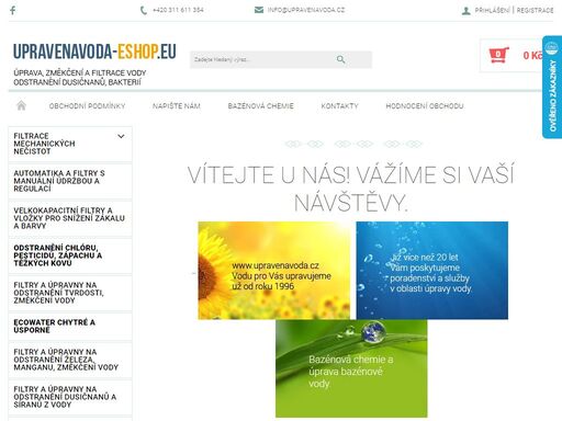 úprava a filtrace vody