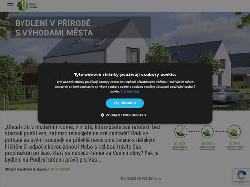 objevte jedinečný developerský projekt bydlení uprostřed přírody, který nabízí klid, čisté ovzduší a moderní architekturu zasazenou do krajiny.