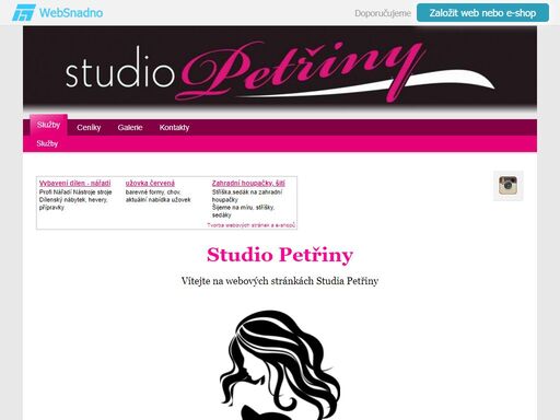 studo petřiny - pánské, dámské a dětské kadeřnictví