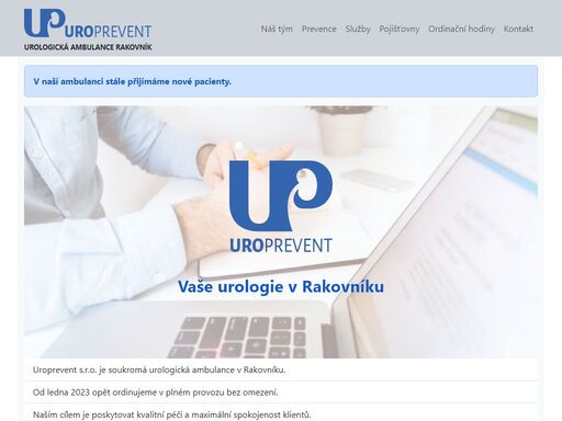 naše ambulance je vybavena nejnovější technologií potřebnou pro komplexní uroonkologické vyšetření. stále přijímáme nové pacienty.