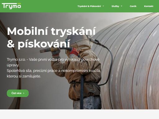 poskytujeme kvalitní služby v oblasti mobilního tryskání a pískování pro různé typy materiálů a povrchů. efektivní řešení pro odstranění koroze, čištění fasád, aut a dalších povrchů.