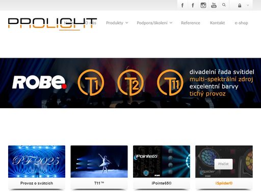 prolight s.r.o. - prodej, instalace, servis a projekty světelné a zvukové techniky.
