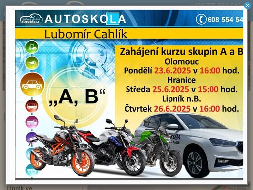 autoškola lubomír cahlík