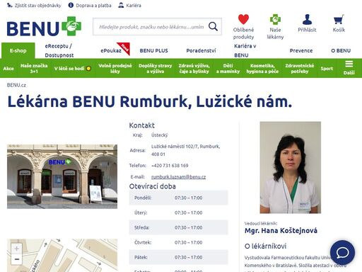 ?široký sortiment léků na předpis, doplňků stravy, dermokosmetiky, některých homeopatických přípravků a veterinárních léčiv nebo dětské výživy. ?