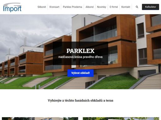 nejlepší technologické a finanční řešení bezúdržbových fasádních obkladů, to je g import. vyberte si u nás produkty silbonit, parklex a další osvědčené značky.