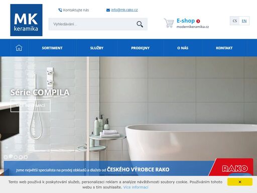  mk centrum české keramiky - obklady a dlažby rako