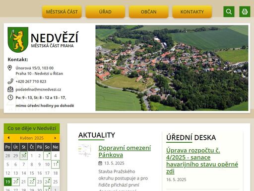 nedvězí, městská část praha