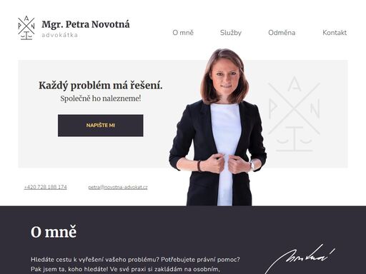 poskytuji komplexní právní služby v oblasti občanského, obchodního a trestního práva. sídlím v praze a působím po celé čr. zavolejte mi!