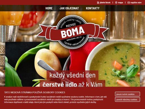 každý všední den připravujeme obědy, které zavezeme k vám. zajistíme pro vás občerstvení na rauty a oslavy.