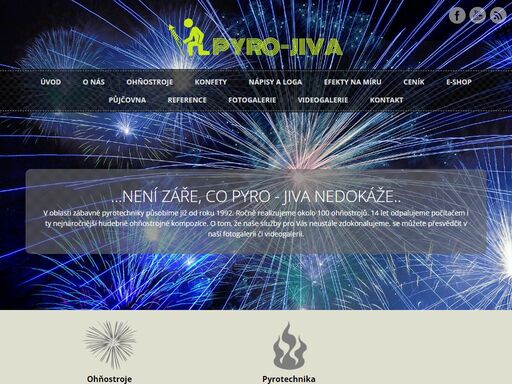 pyro-jiva | ohňostroje, pyrotechnika a konfety. jsme profesionálové v oblasti pyrotechniky. velkolepé ohňostroje na míru.