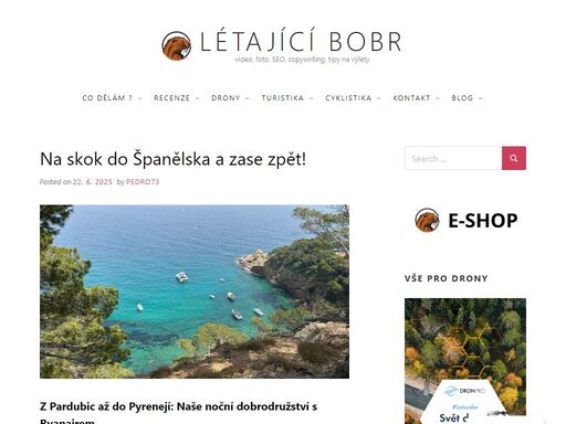 chceš realitní videa videa z dronu, nebo kamery? nebo snad texty, které prodávají? kontaktovat bobra, myšlenka je dobrá!