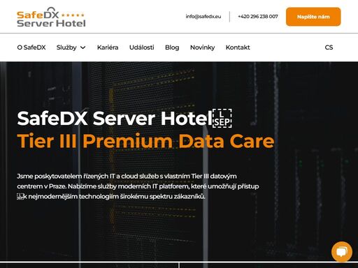 datové centrum na top úrovni kvality i zabezpečení. poskytujeme služby řízených it a cloud služeb s vlastním tier iii datovým centrem v praze.