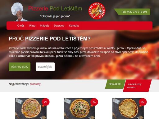 pizzerie pod letištěm je malá, útulná restaurace s příjemným prostředím a skvělou pizzou. oprávněně se můžeme pyšnit pravou italskou pecí.