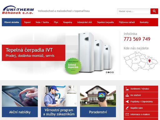 velkoobchod, maloobchod pro topenáře, instalatéry, vodaře