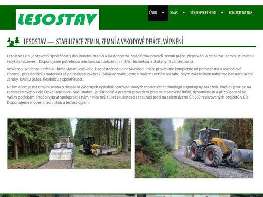 stavební činnost, stabilizace zemin