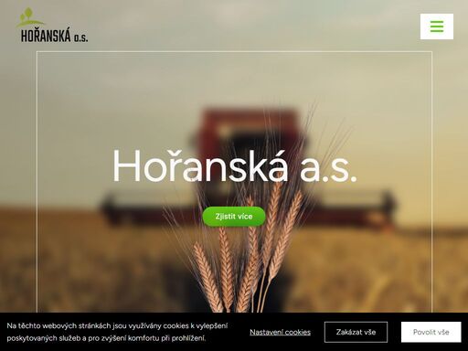 společnost hořanská, a.s. je zemědělskou společností, která provozuje rostlinou výrobu ve středočeském kraji,
