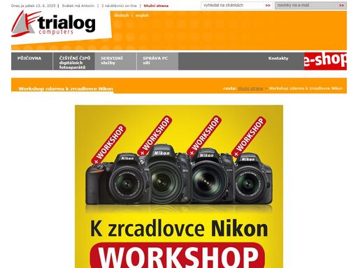 fotografický workshop, který stojí 1 590 kč, dostanete od nás zdarma k zrcadlovce nikon. naučte se ovládat svoji zrcadlovku, naučte se fotit.