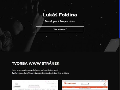 tvorba www stránek a internetových systémů.
