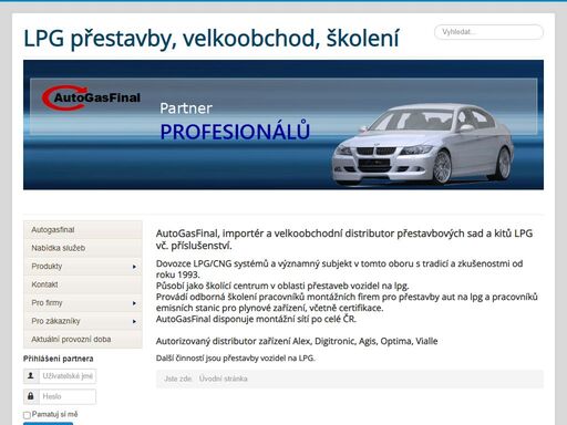 dovozce plynových zařízení, velkoobchodní prodej, centrum školení montážních firem, lpg přestavby a montáž, revize i servis. tradice od roku 1993.