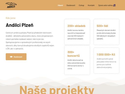 oficiální stránky dětského pěveckého sboru andílci plzeň. již 15 let rozdáváme radost hudbou, spolupracujeme s profesionály a dosahujeme úspěchů doma i v zahraničí.