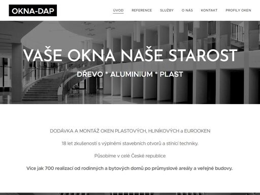 dodávka a montáž oken plastových, hliníkových a eurooken