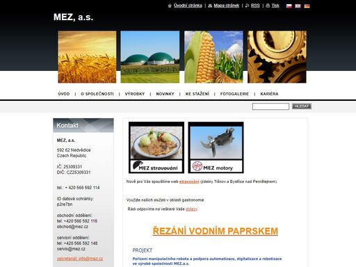 mez, a.s. je tradiční český výrobce čerpadel, míchadel (i pro bioplynové stanice vč. certifikátu atex), elektromotorů, generátorů a odvozených zařízení. 