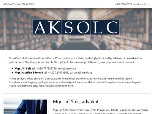 advokátní kancelář šolc písek