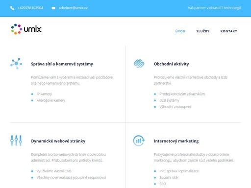 zajišťujeme komplexní marketingové služby od vizitky až po webové portály na míru.