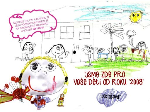 první hudebně dramatická školička s celodenní péčí pro děti již od 2 let věku (i s plenami) a speciálním programem pro předškoláky.