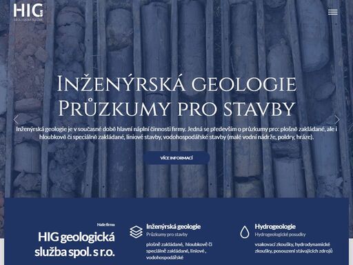 poskytujeme dodavatelské služby v oblasti inženýrská geologie, hydrogeologie, vrtné práce, polní zkoušky včetně odběrů zeminových materiálů pro ekologické posouzení.