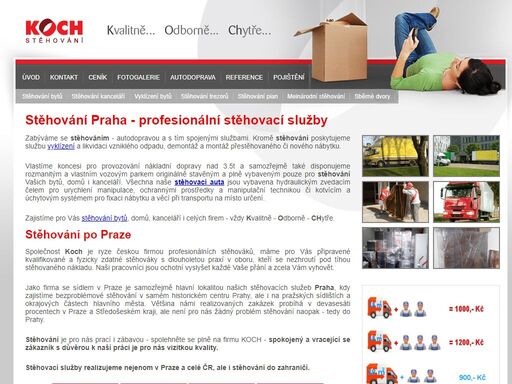 stěhování - kompletní stěhovací služby vždy profesionálně, kvalitně a odborně - efektivní stěhování a vyklízení bytů, domů, firem a kanceláří - praha a čr.