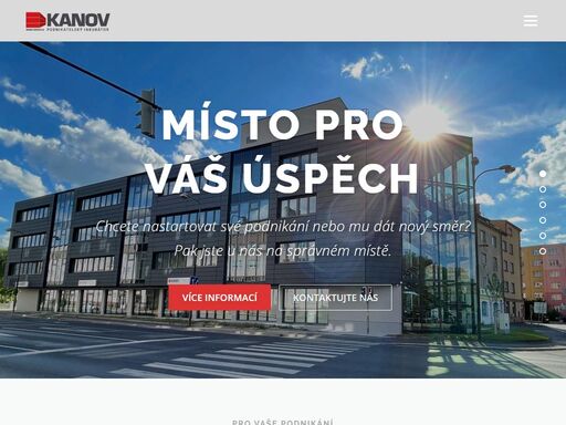 podnikatelský inkubátor kanov karlovy vary vybudovat inovační infrastrukturu a prostředí pro podporu inovativního podnikání v karlovarském kraji.