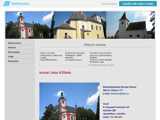 farnost křenov