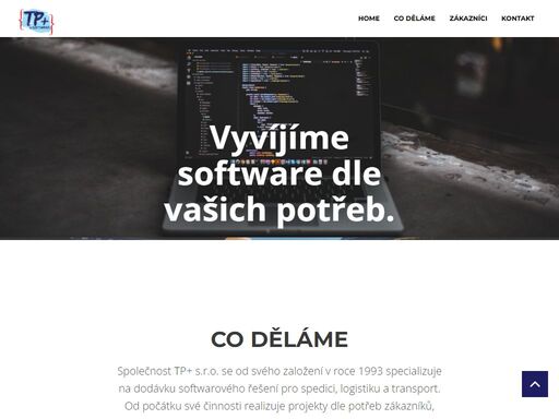 společnost tp+ s.r.o. se od svého založení v roce 1993 specializuje na dodávku sw řešení pro spedici, logistiku a transport.